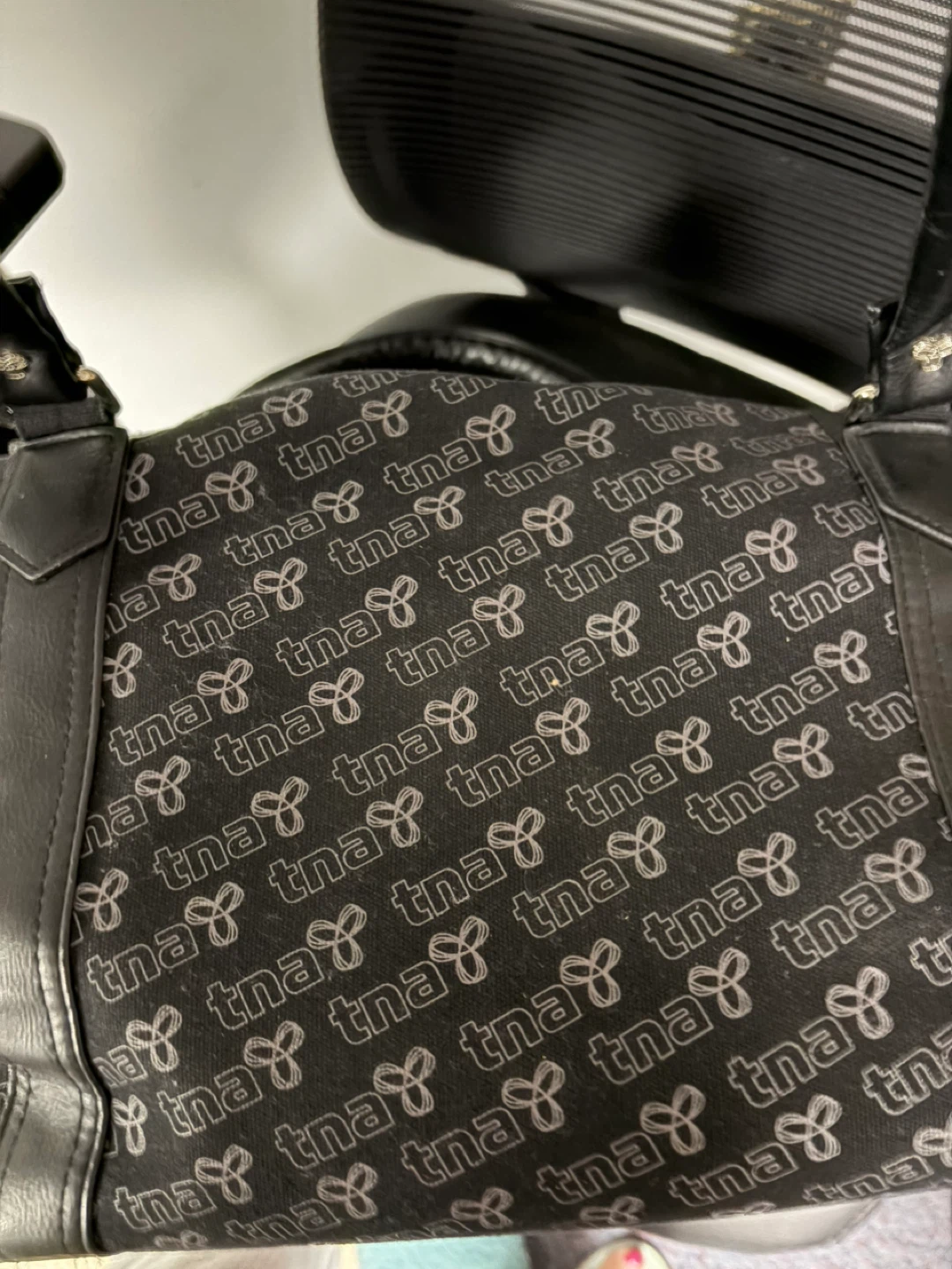 TNA Black Monogrammed Duffle Bag - photo 2