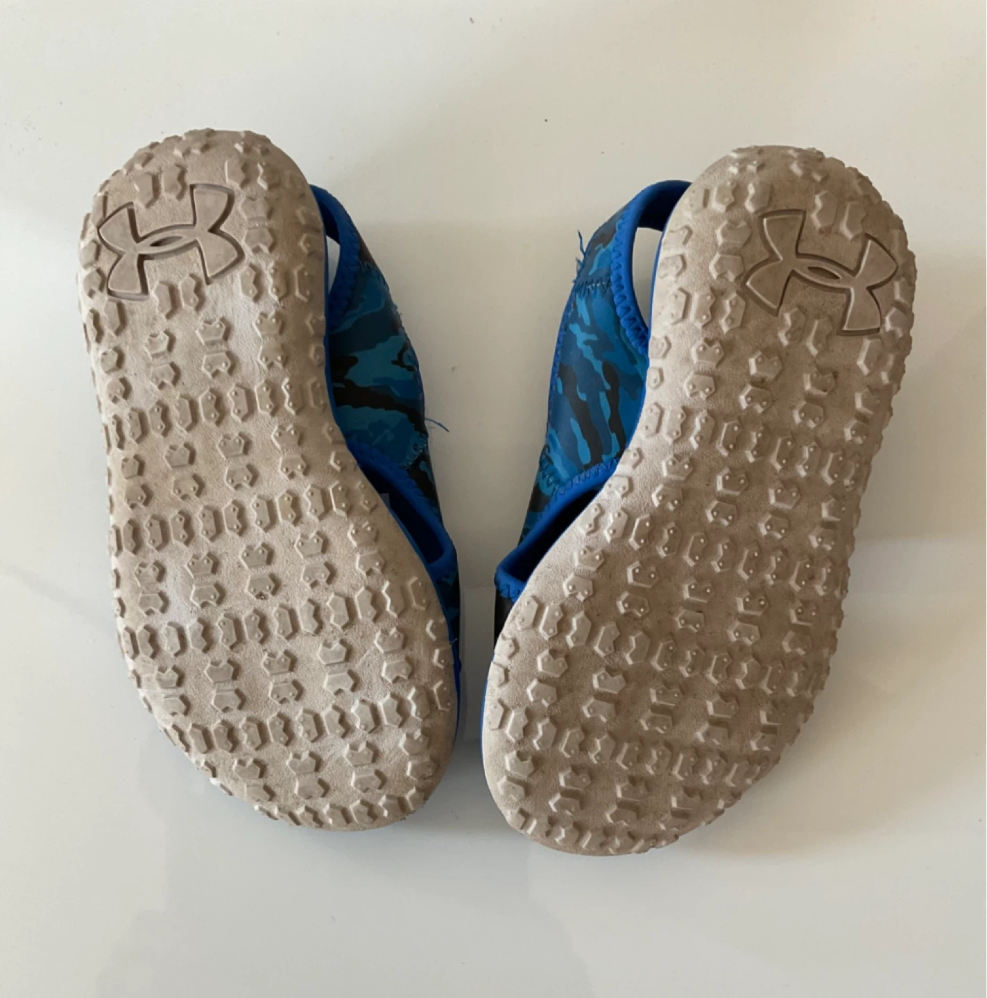 Under Armour Kids Camo Sandals Size 11K Blue - photo 2
