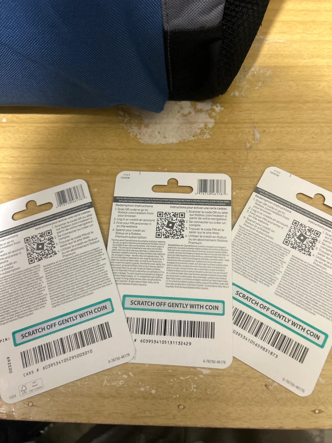 Roblox $50 CAD Gift Cards (3 Total) - photo 2