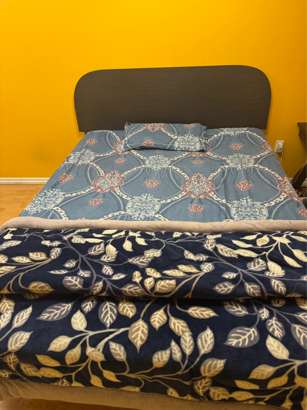 Queen Size Bed Frame with Headboard