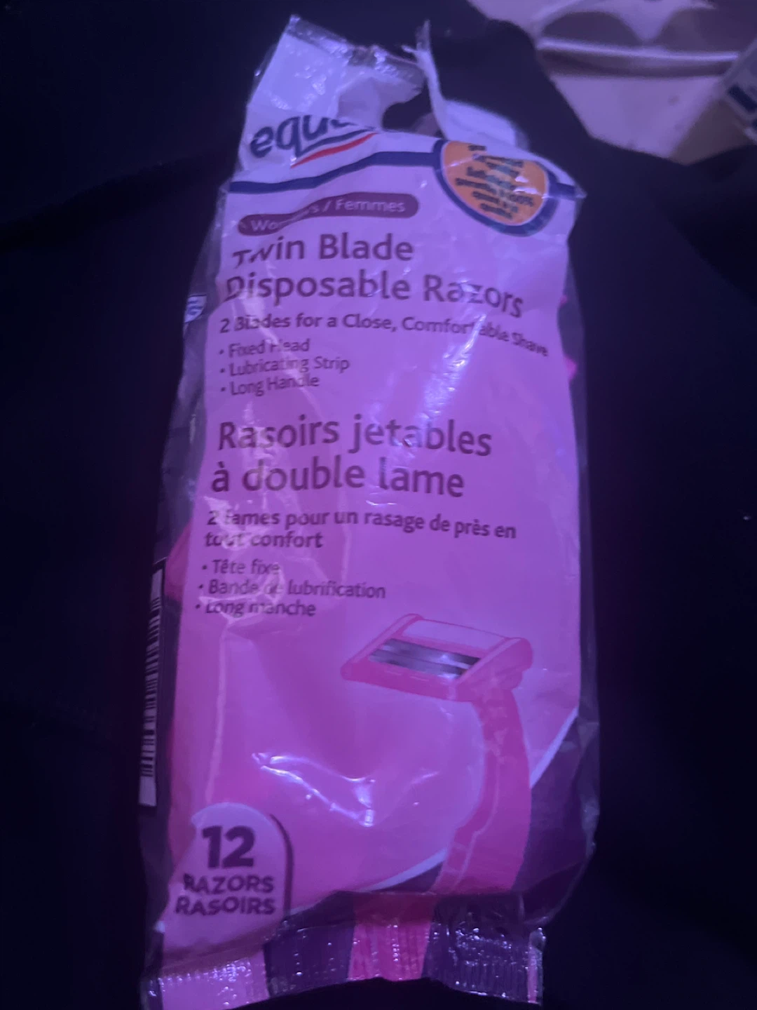 Equate Women's Twin Blade Disposable Razors - 12 Pack