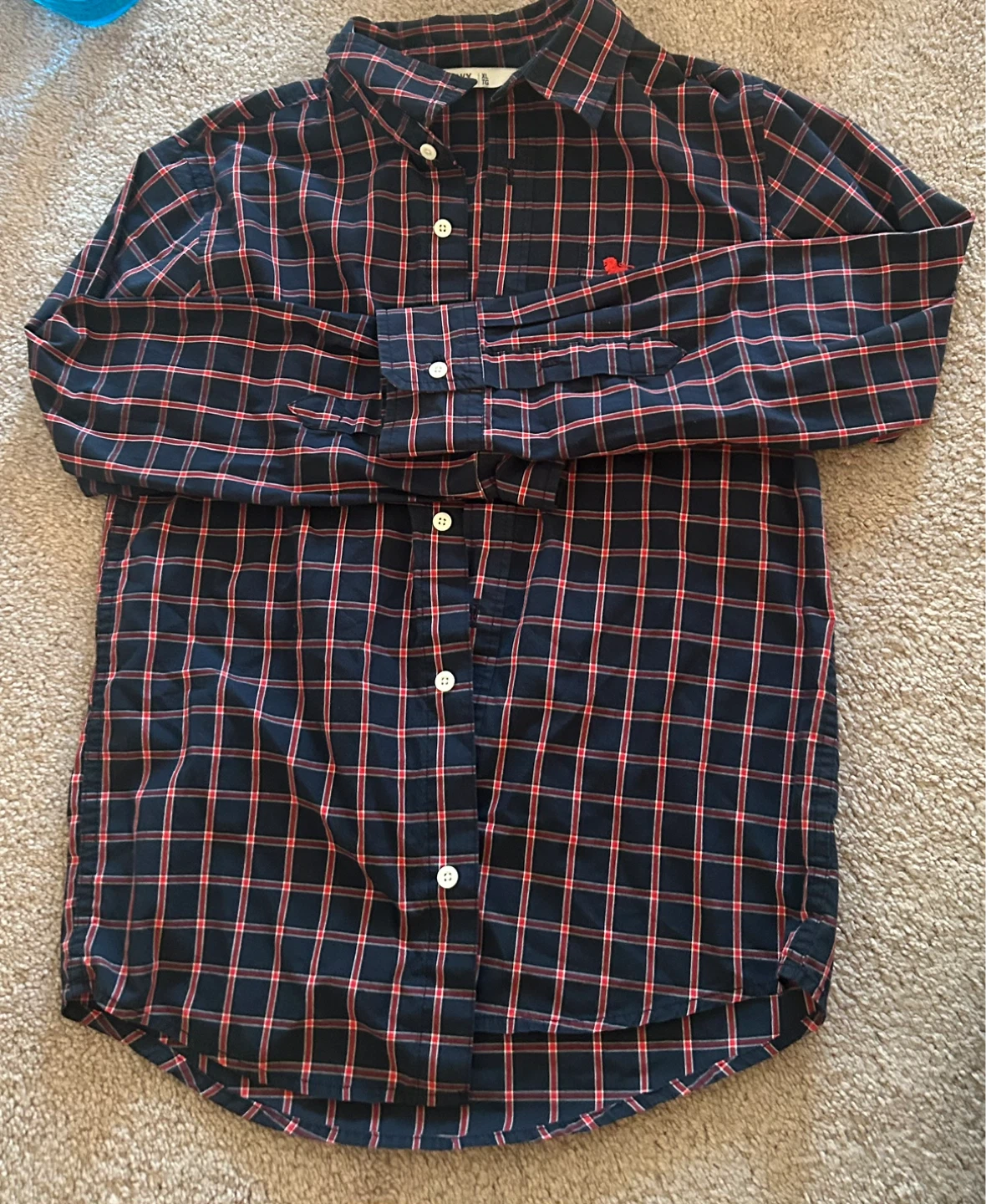 Old Navy Plaid Button-Up Shirt