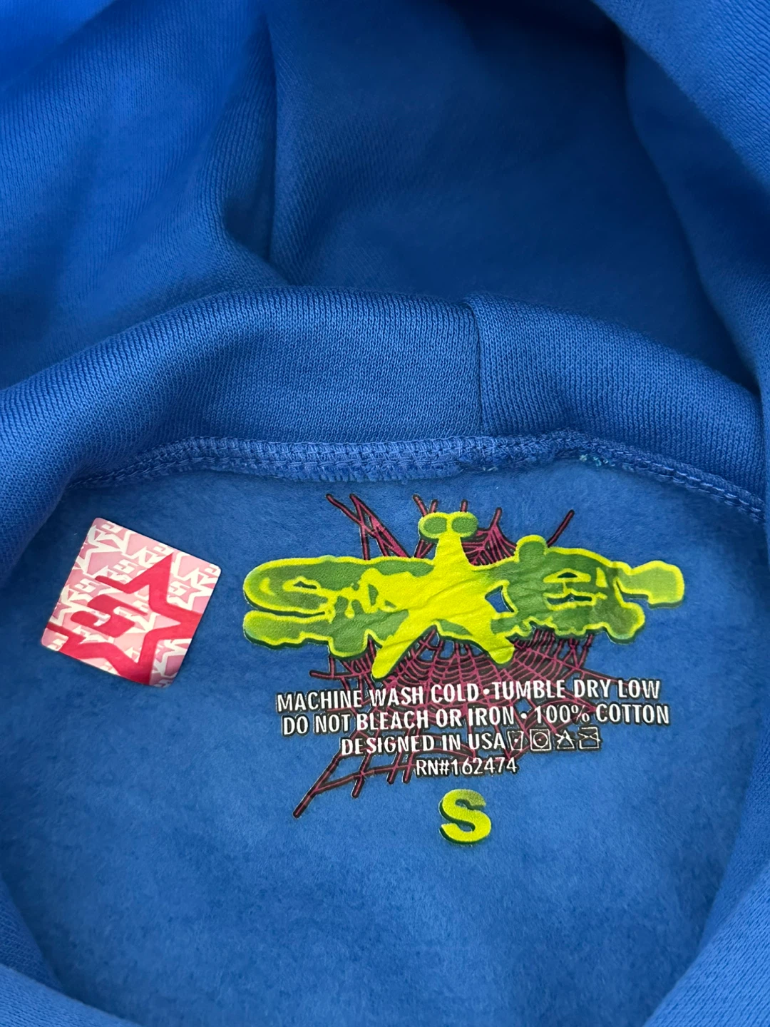 Spider Hoodie 'TC Blue' - photo 3