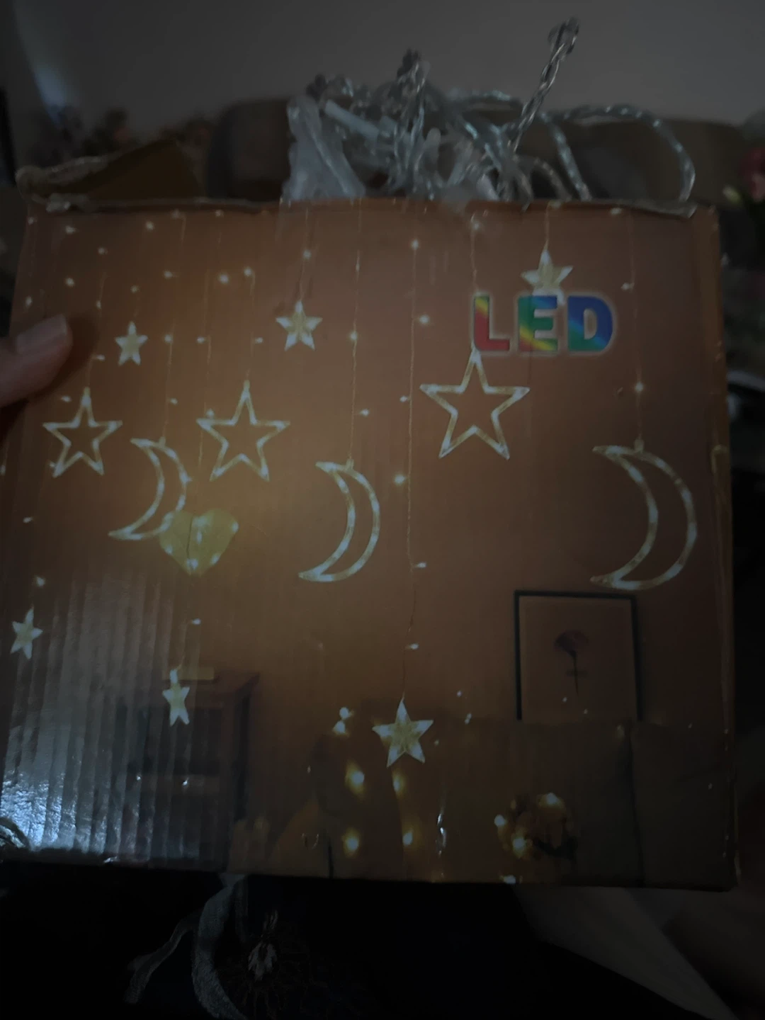 LED big n small Star String Lights