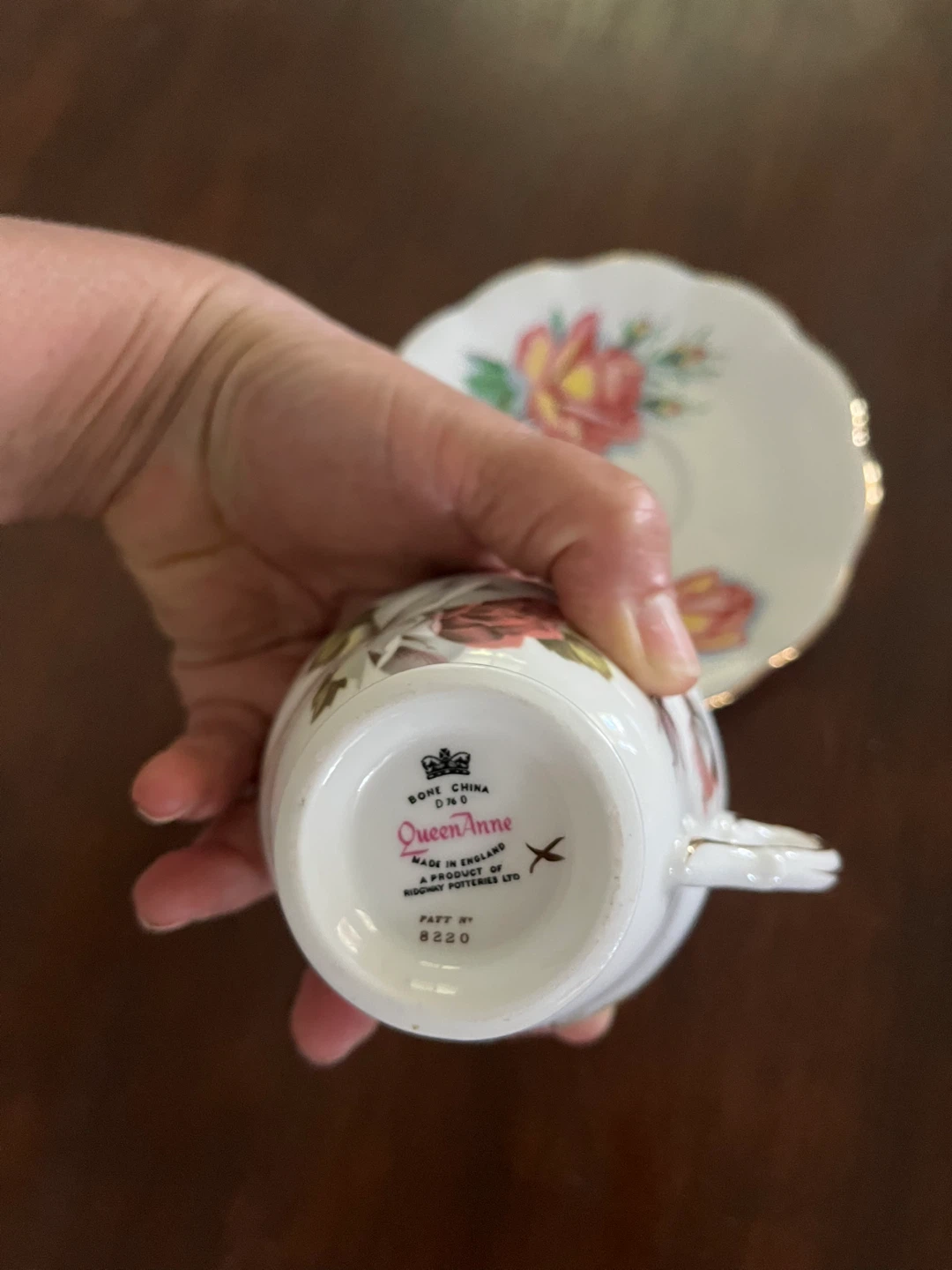 Bone China Tea Cup and Saucer Set candle - photo 5