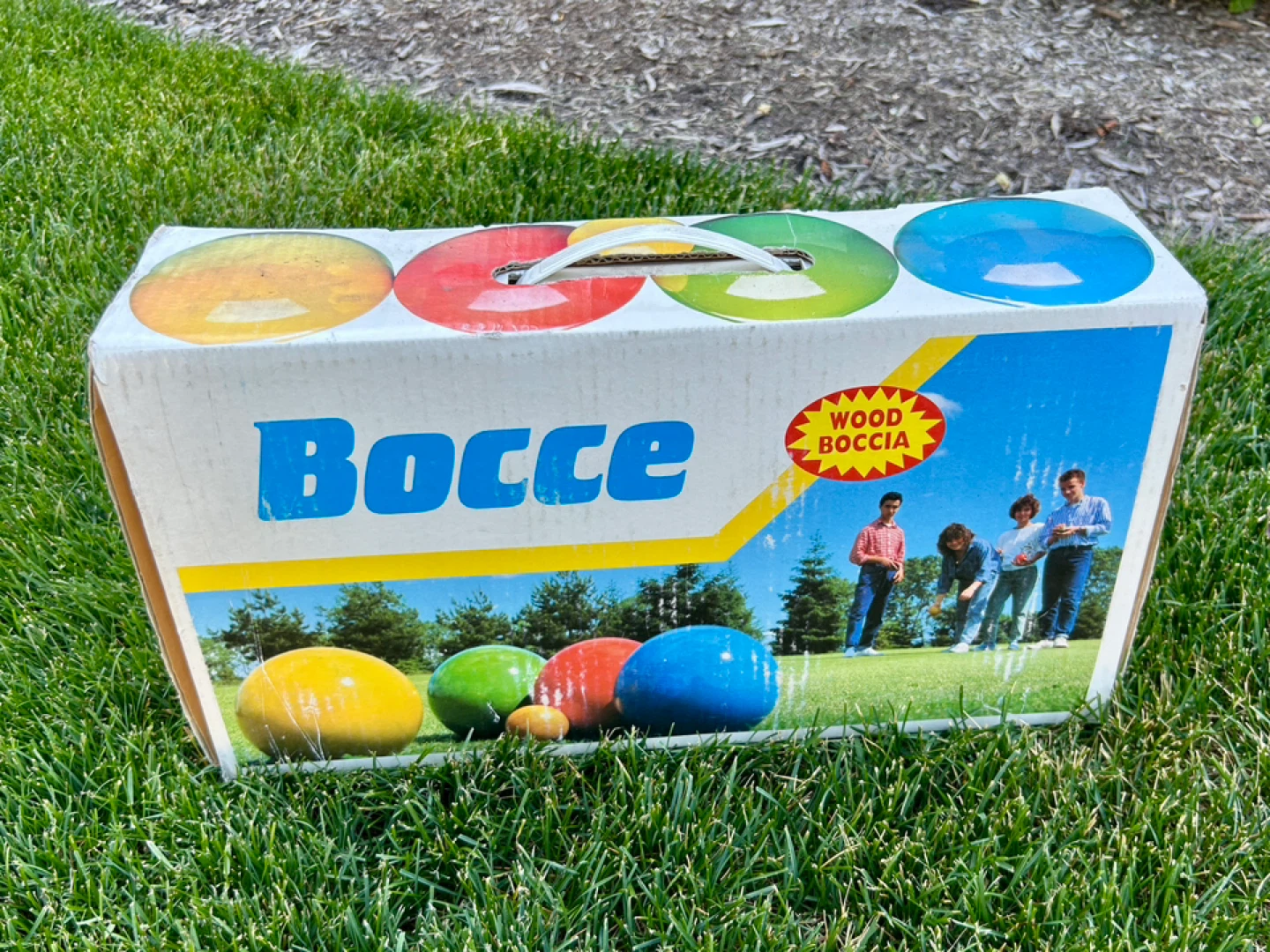 Bocce Wood Boccia Balls Set