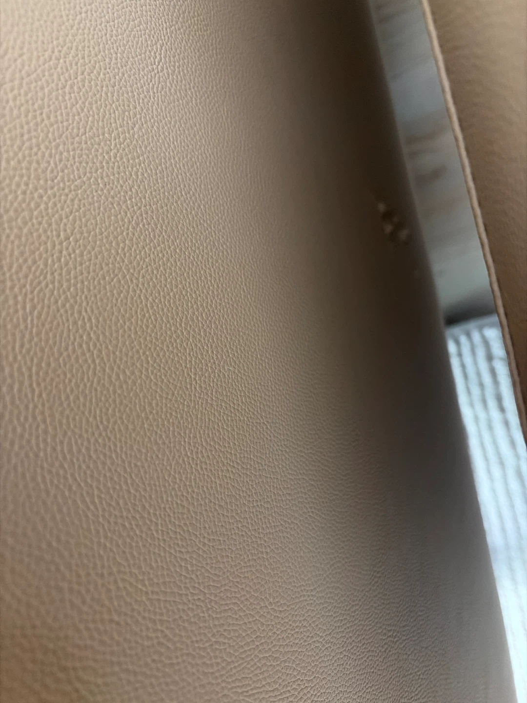 Tan Leather Sofa - photo 5