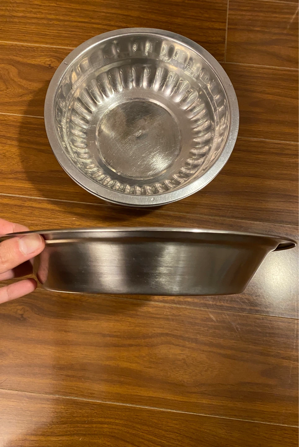 Set of 3 Stainless Steel Bowls - photo 3
