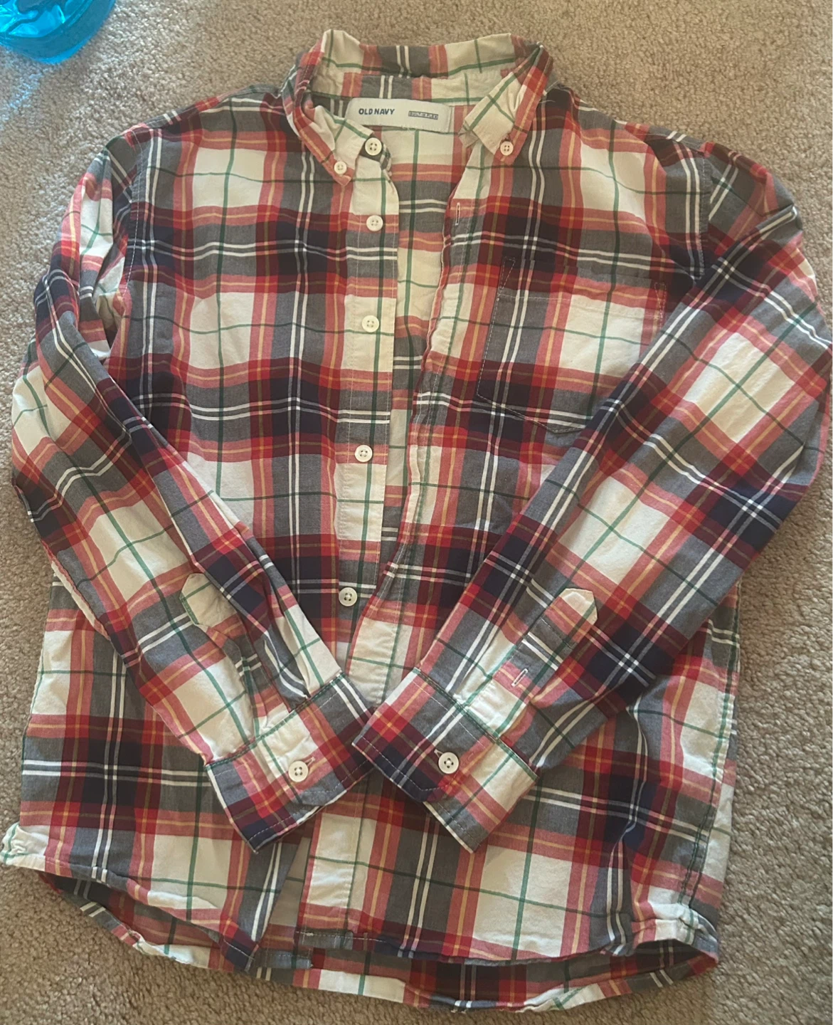 Old Navy Plaid Button-Up Shirt