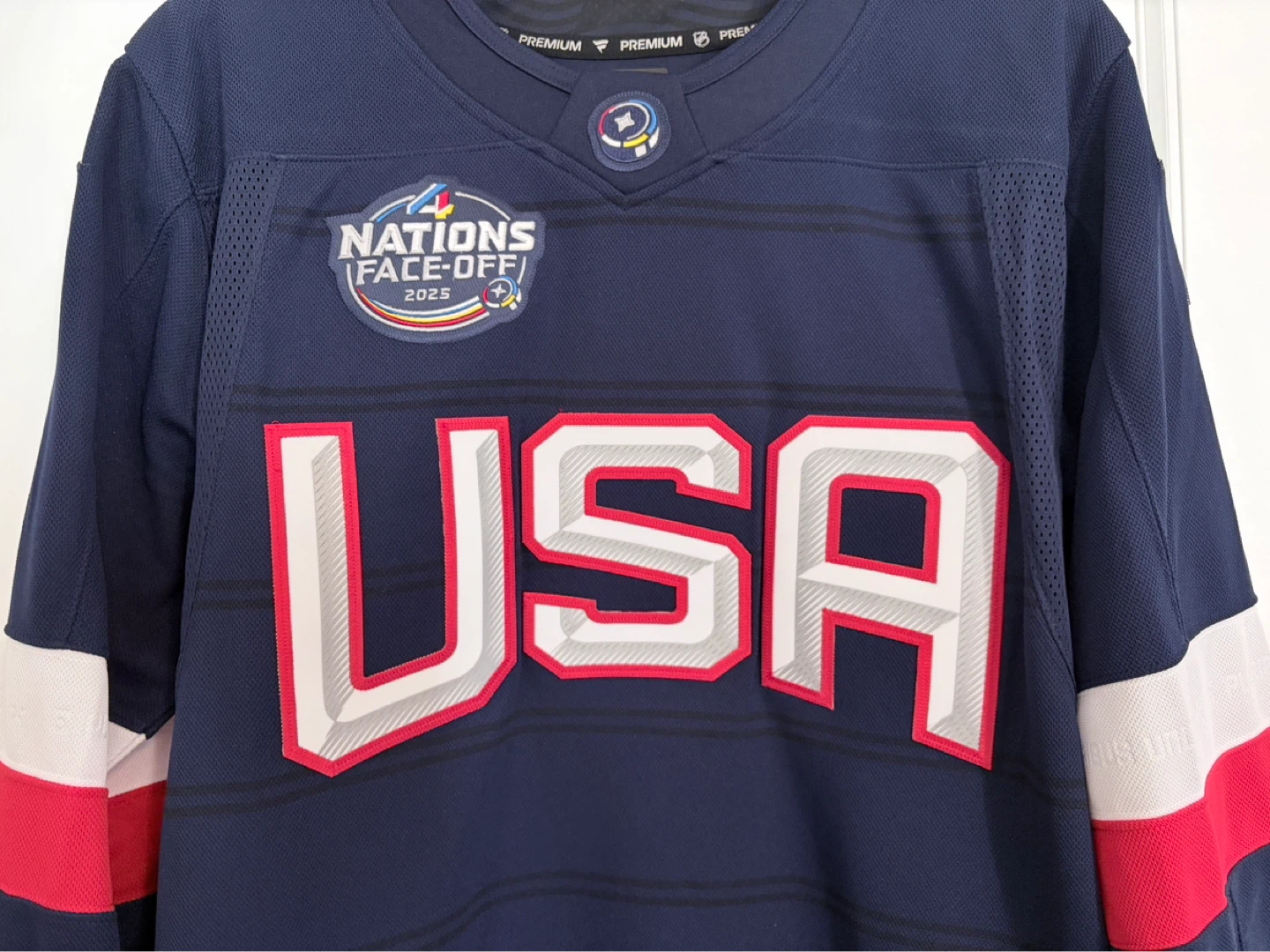 BNWT Authentic Fanatics 4 Nations Team USA Premium Jersey - photo 2