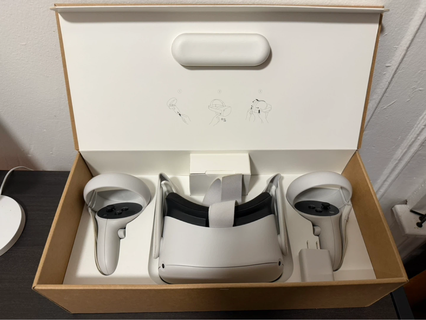 Meta Quest 2 VR Headset and Controllers