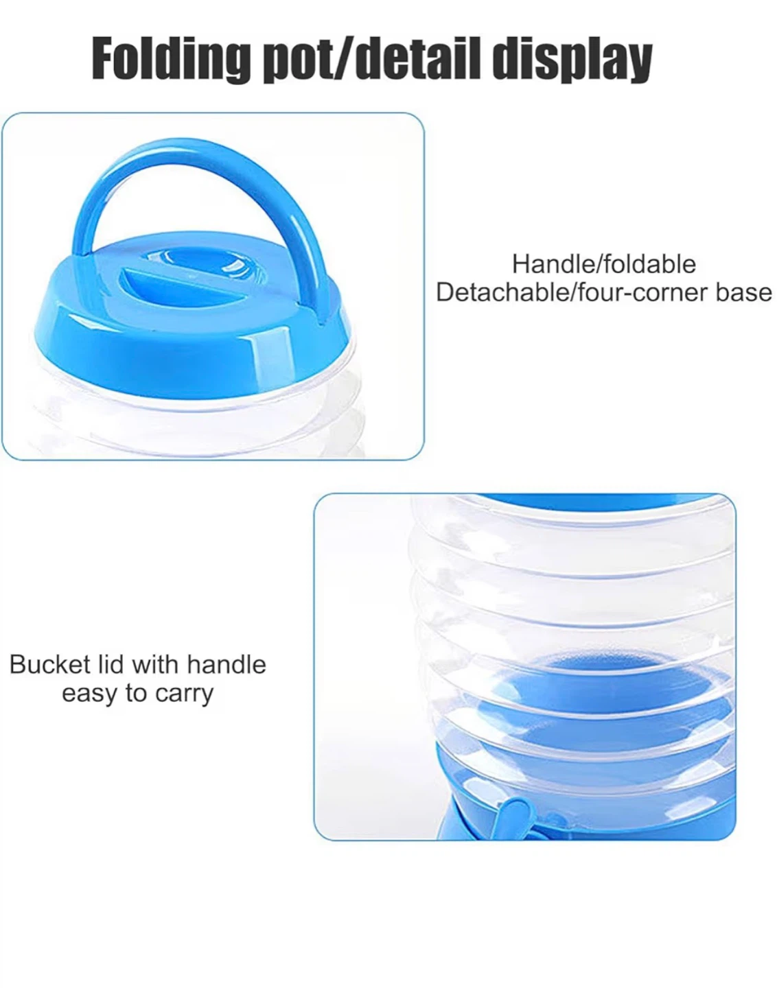 Collapsible Water Dispenser with Spigot and Stand - photo 5