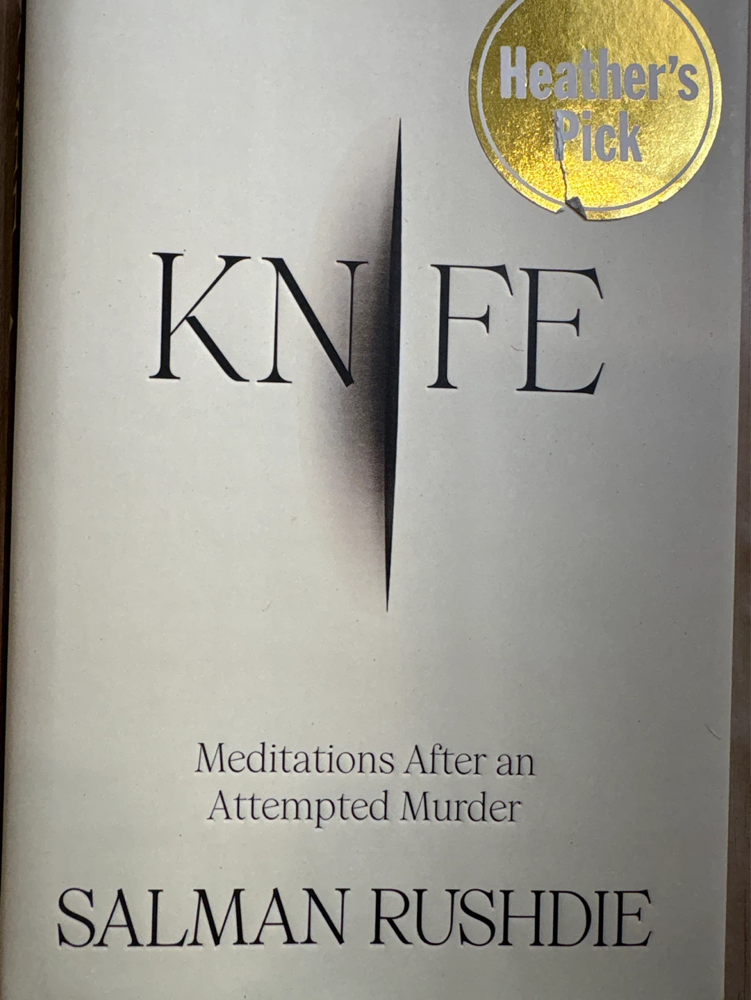 Knife by Salman Rushdie