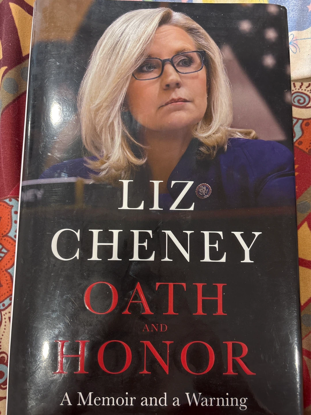 Liz Cheney Oath and Honor: A Memoir and a Warning Book