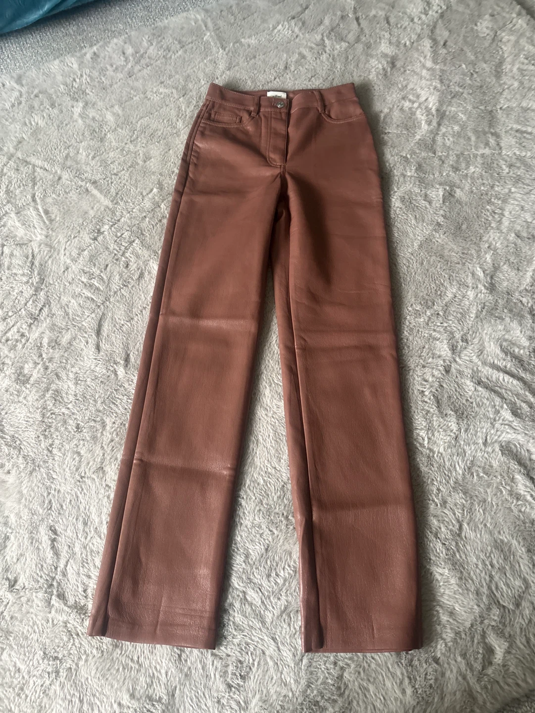 Wilfred Faux Leather Pants size 00 - photo 2