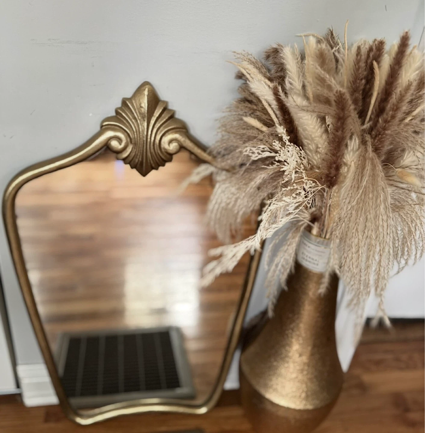 Gold Accent Wall Mirror
