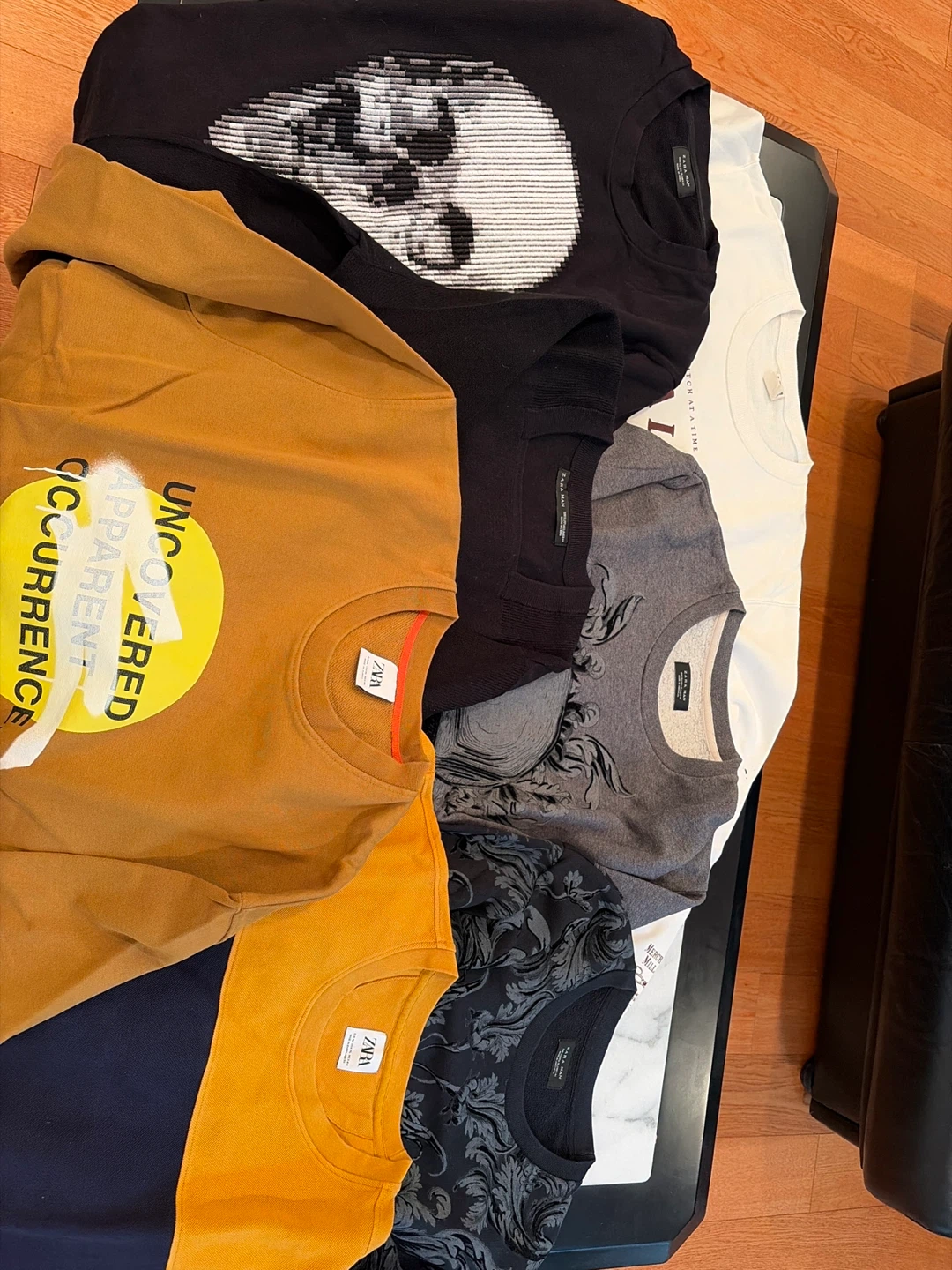 ZARA MAN Graphic & Patterned Long Sleeve Shirts (Bundle)