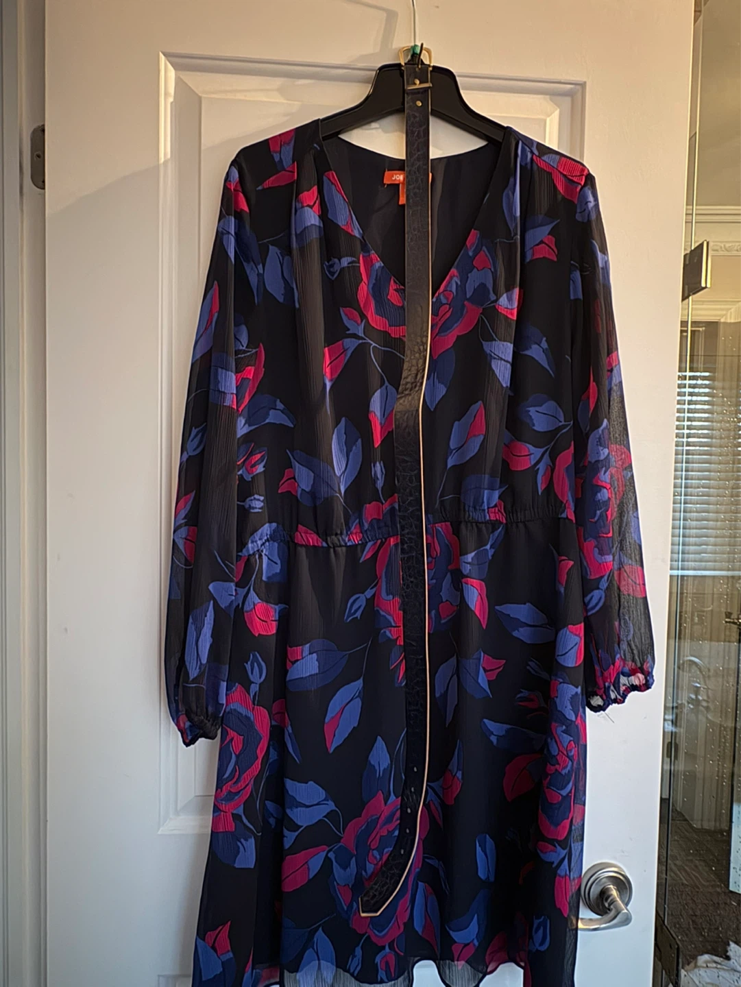 Women’s long sleeve Floral Dress -XL