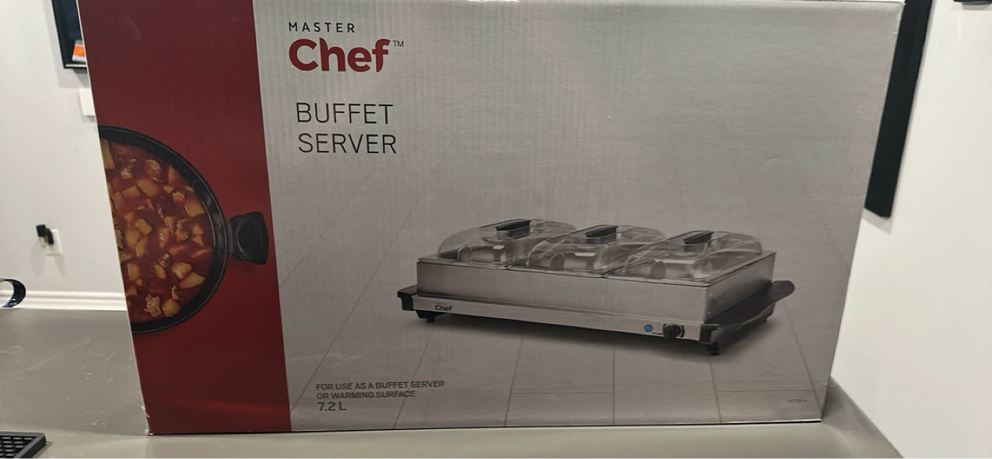 Master Chef Buffet Server and Food Truck Warmer