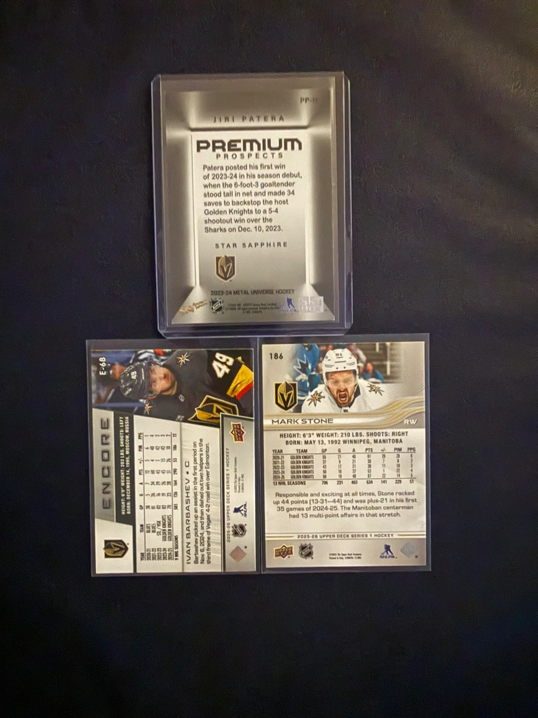 Vegas Golden Knights Hockey Cards - photo 2