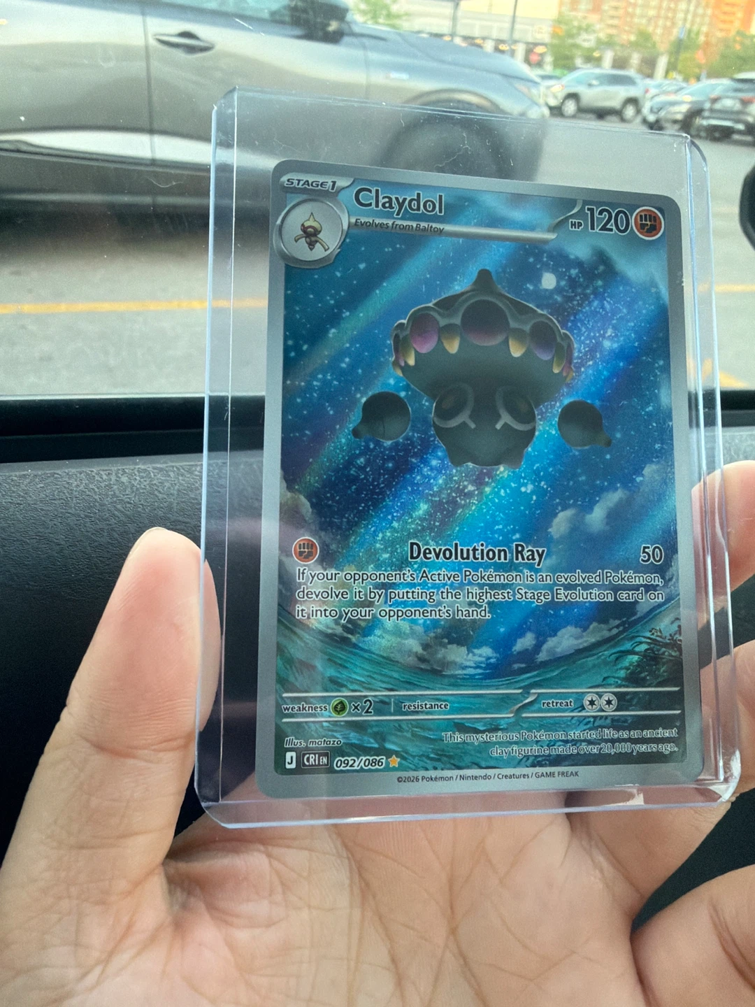 Pokémon Claydol TCG Card 092/086