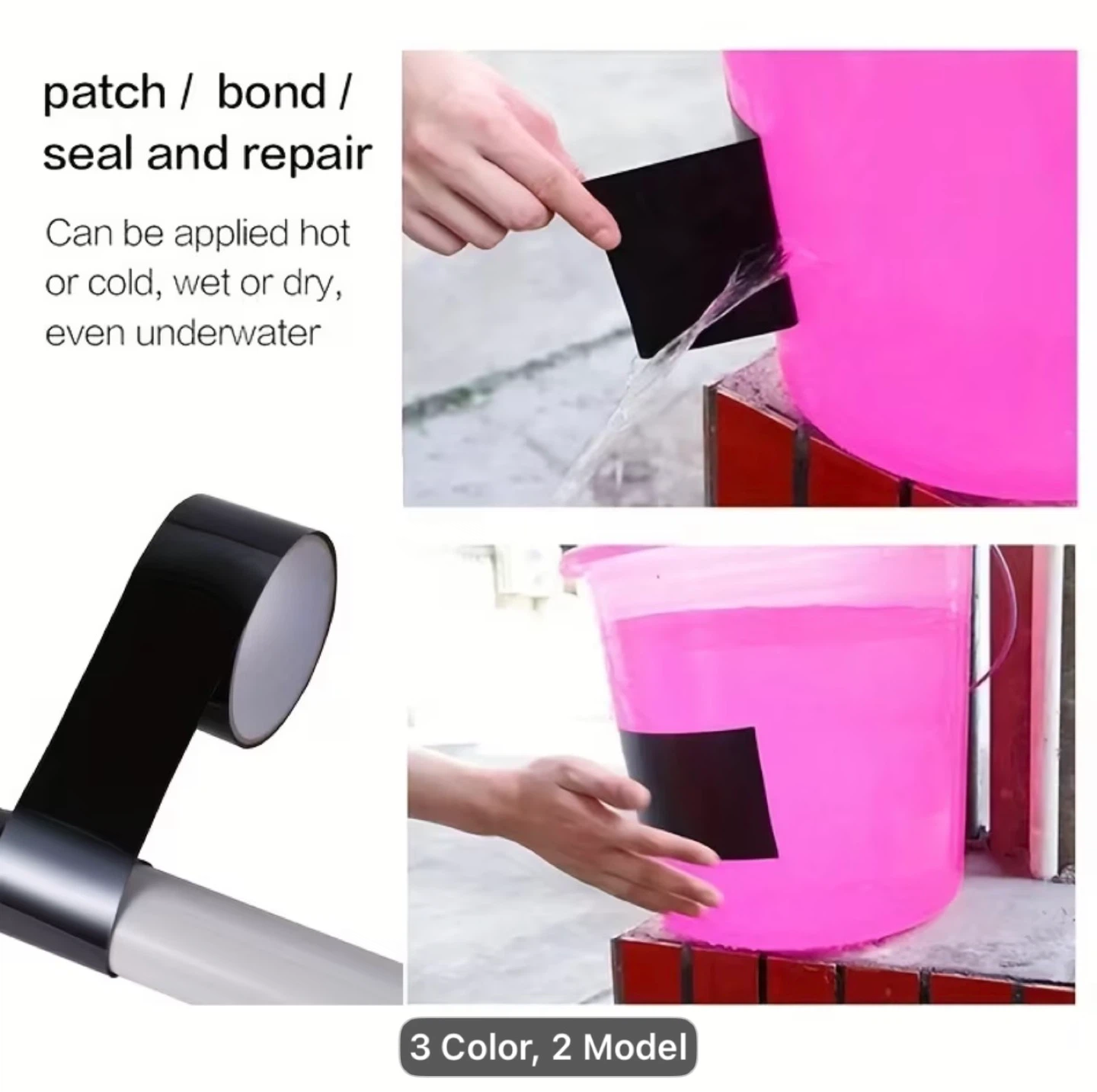 1pc Super Strong Tape Stop Leaks Seal Repair Tape - photo 2