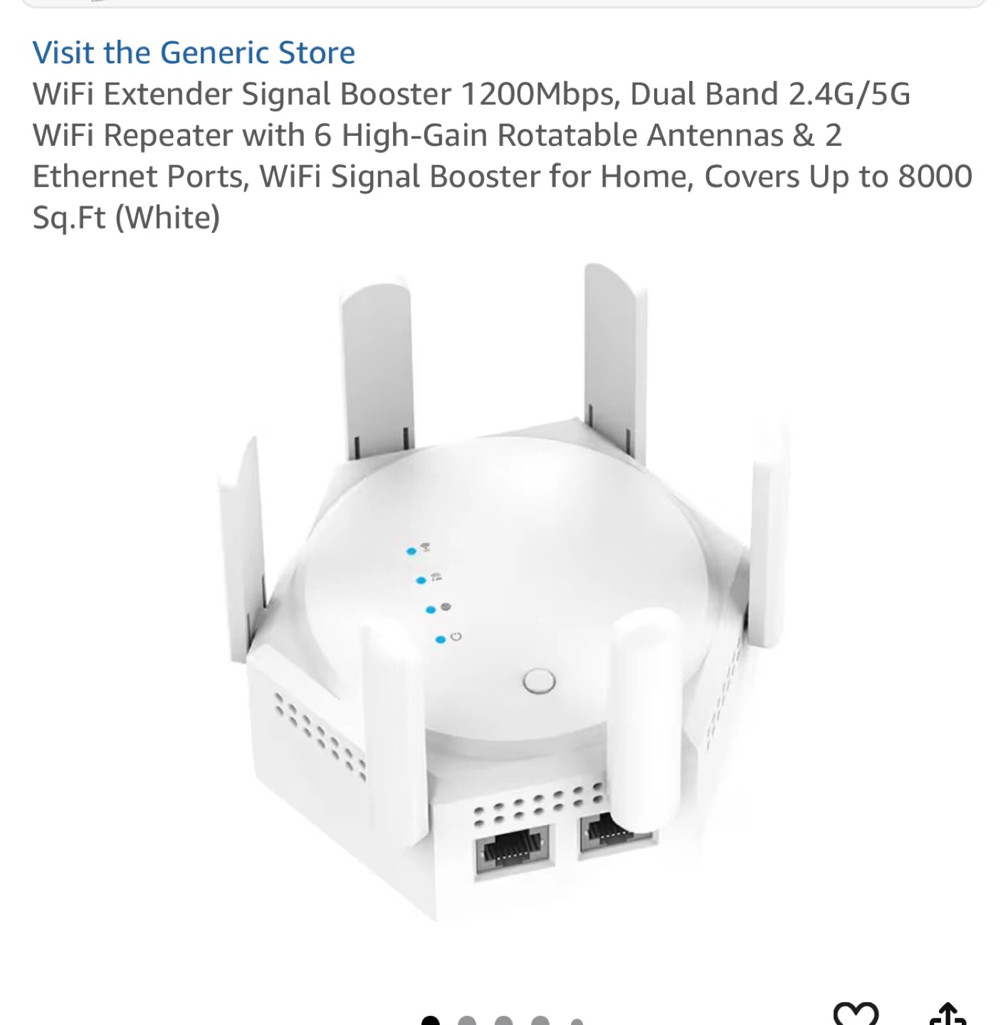 Wireless WiFi Repeater Extender Signal Booster