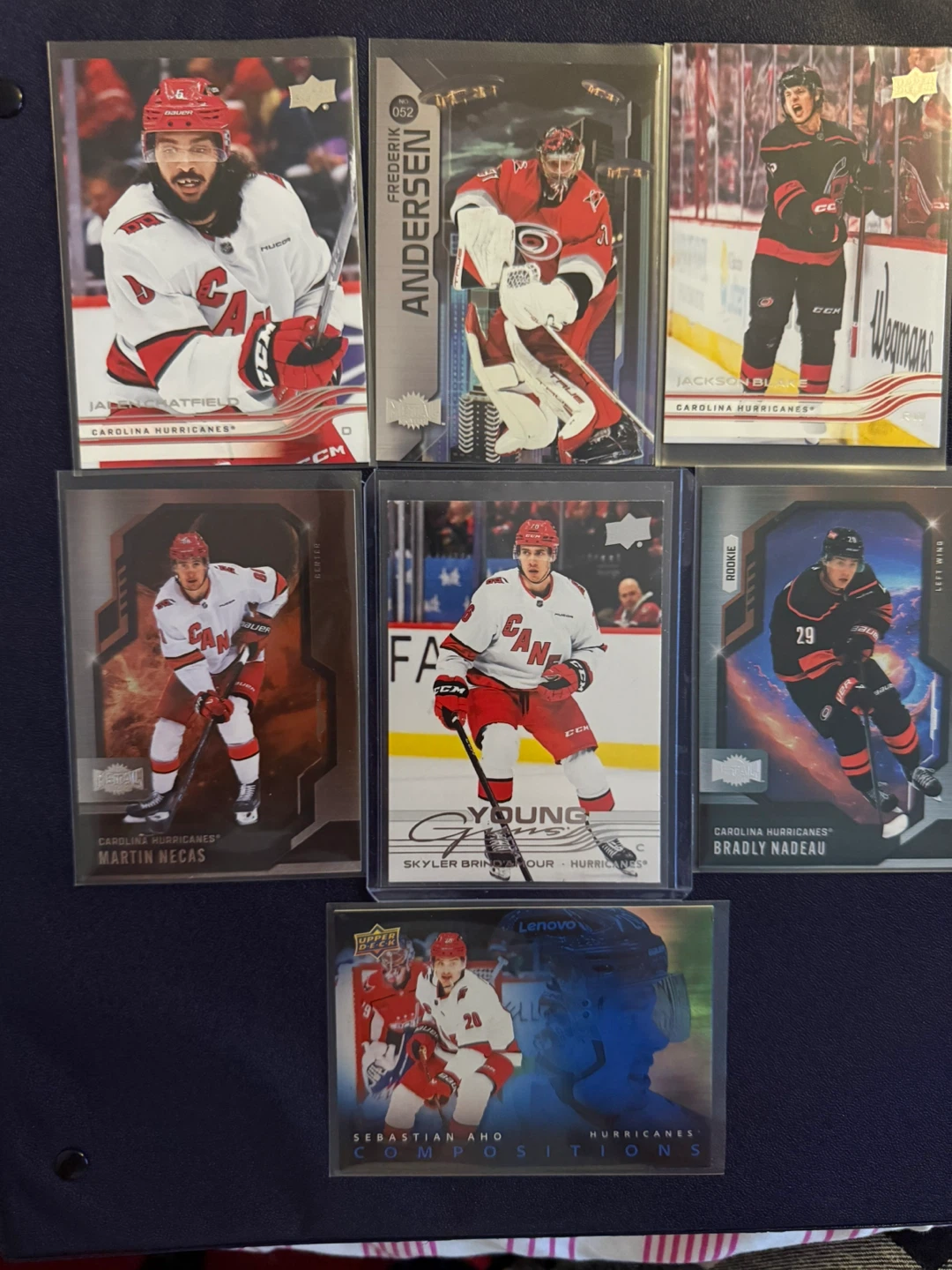 2023-24 Upper Deck Hockey Cards - Carolina Hurricanes