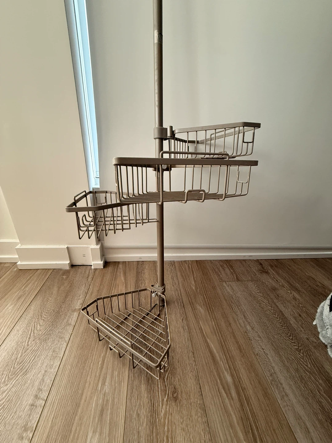 Tension Pole Shower Caddy with 4 baskets