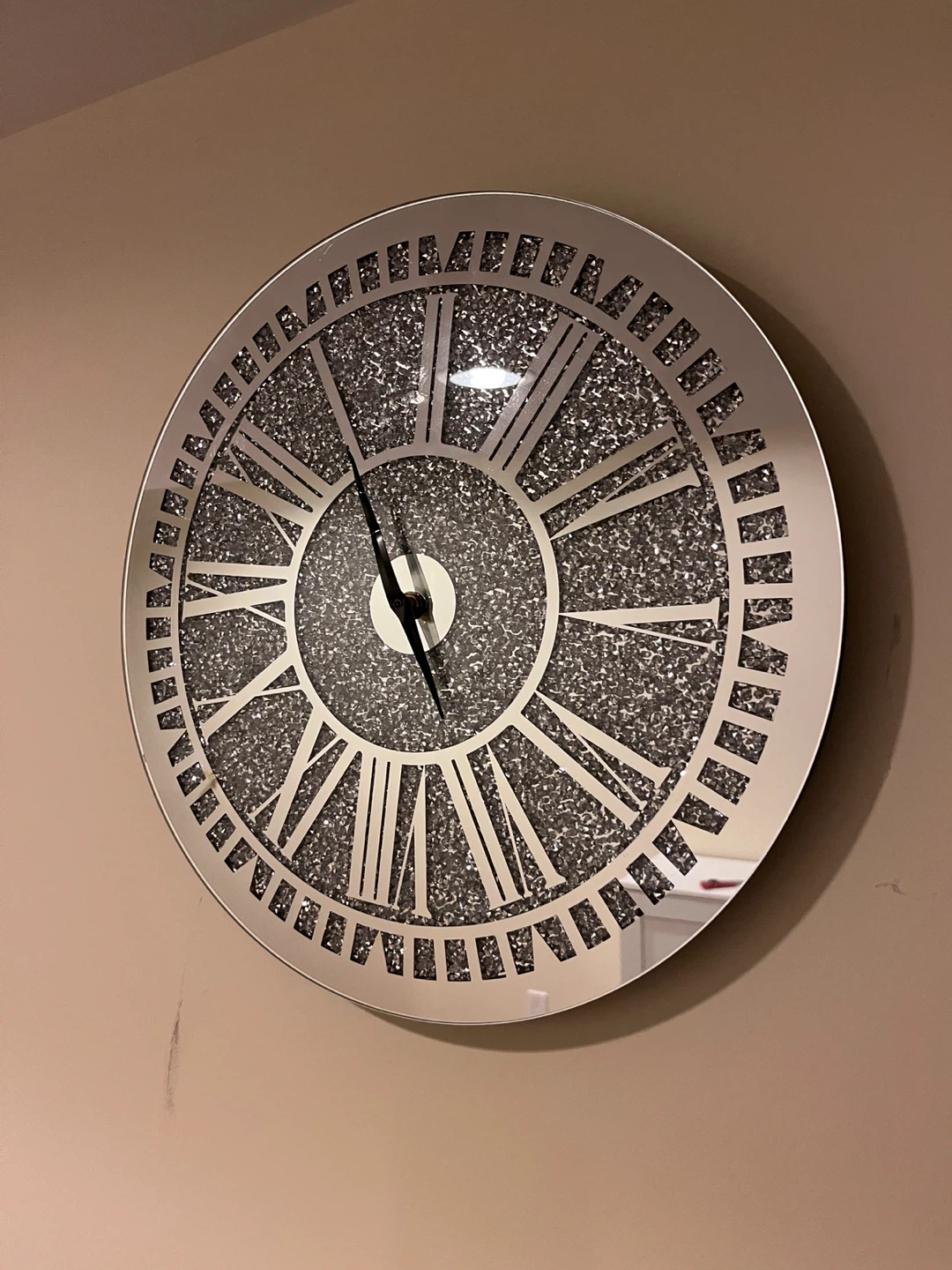 Sparkle Roman Numeral Wall Clock