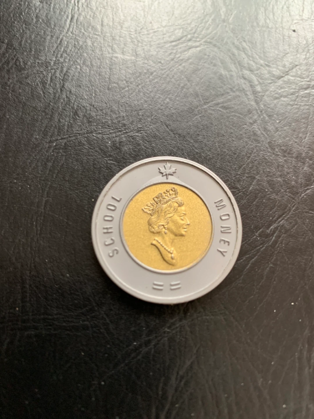Plastic 2 Dollar Coin "School Money" - photo 2