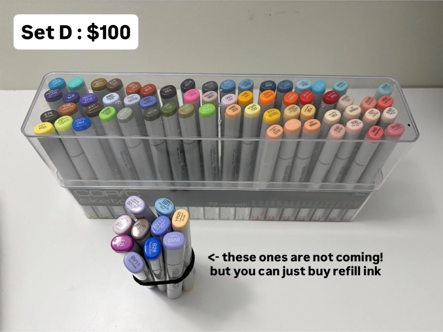 Copic Classic Markers Set A & D 72 Colors - photo 3