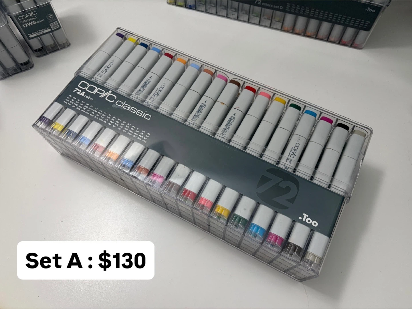 Copic Classic Markers Set A & D 72 Colors - photo 2