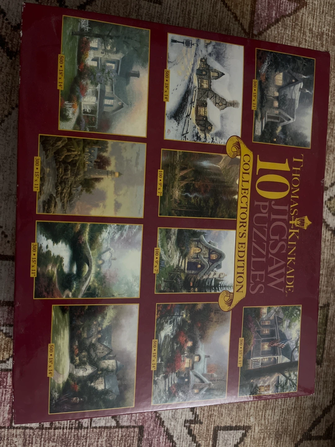 Thomas Kinkade Collector's Edition 10 Jigsaw Puzzles