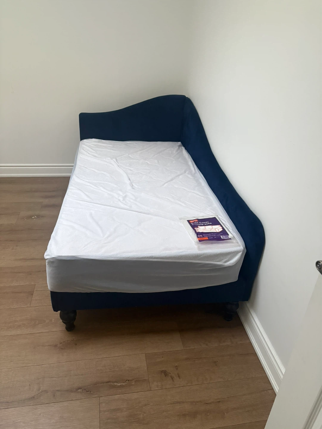 Navy Blue Chaise Lounge Daybed - photo 3
