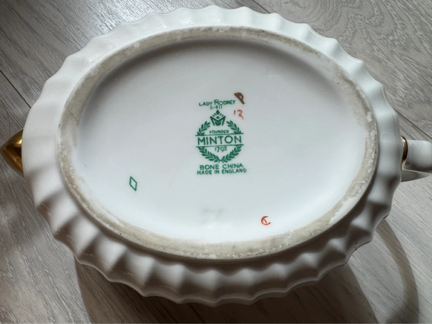 Vintage Minton "Lady Rodney" Fine Bone China Service Set-62 Pc - photo 4