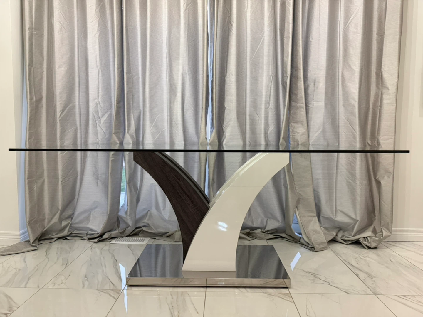 Modern Glass Dining Table - photo 3