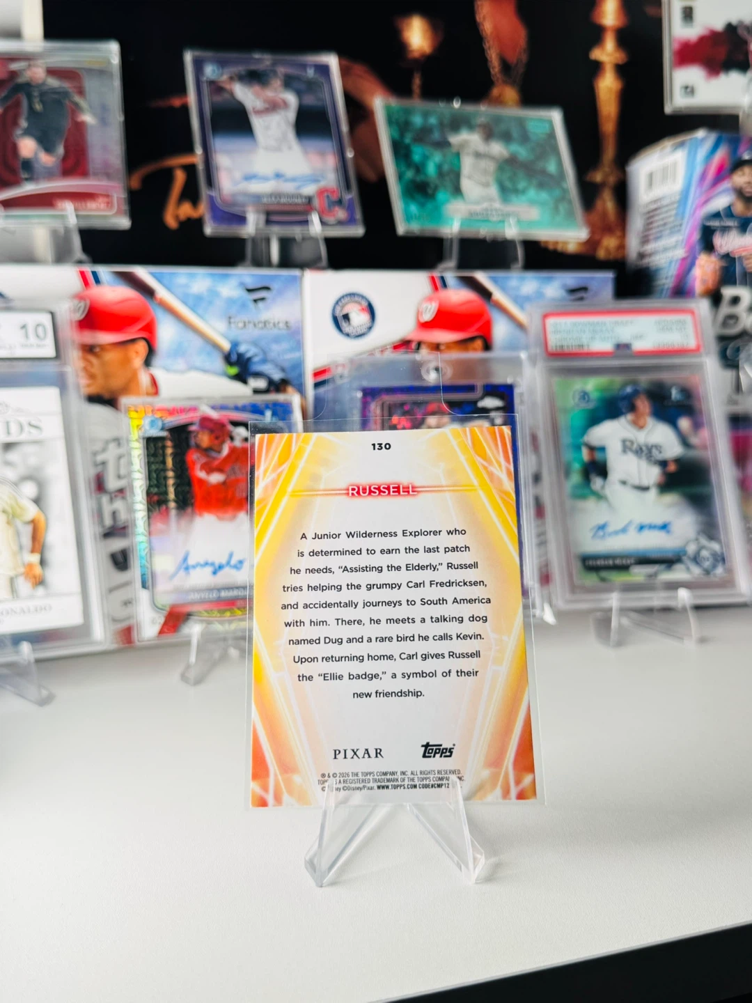 Topps Pixar Russell Trading Card - photo 2