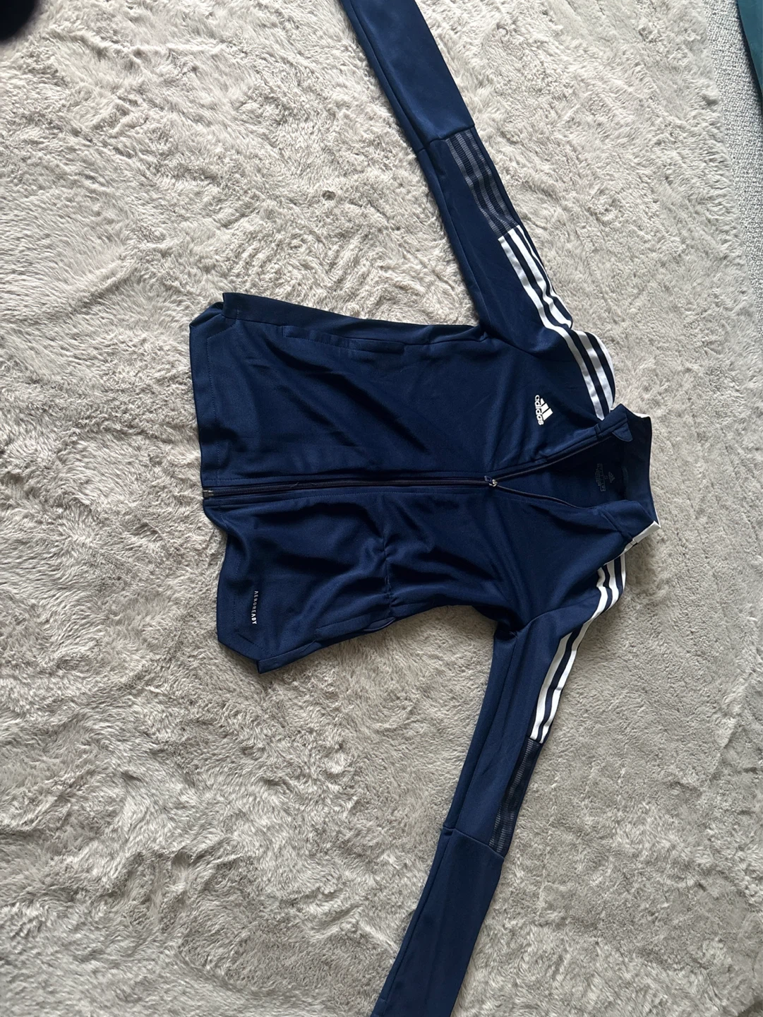 Adidas AEROREADY Track Jacket - Navy Blue - photo 2
