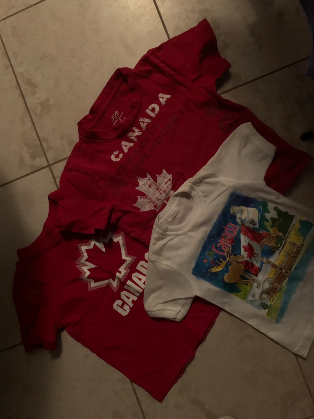 Canada Day toddler shirts