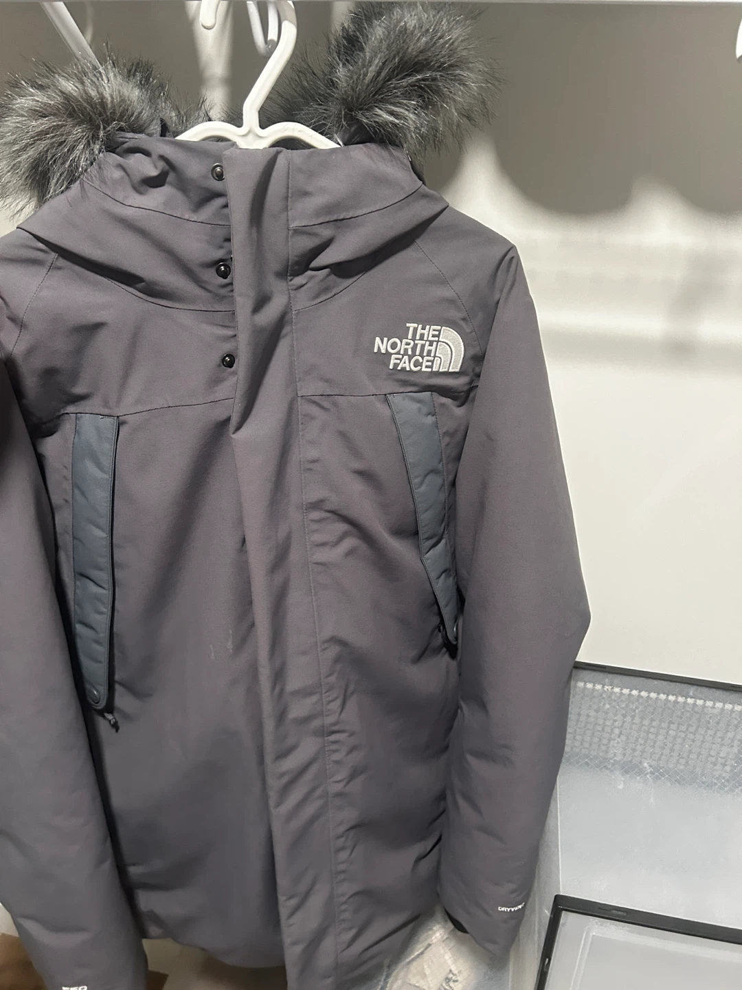 The North Face Grey Parka with Fur Hood - photo 4