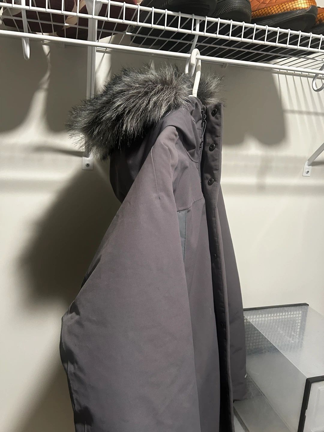 The North Face Grey Parka with Fur Hood - photo 3