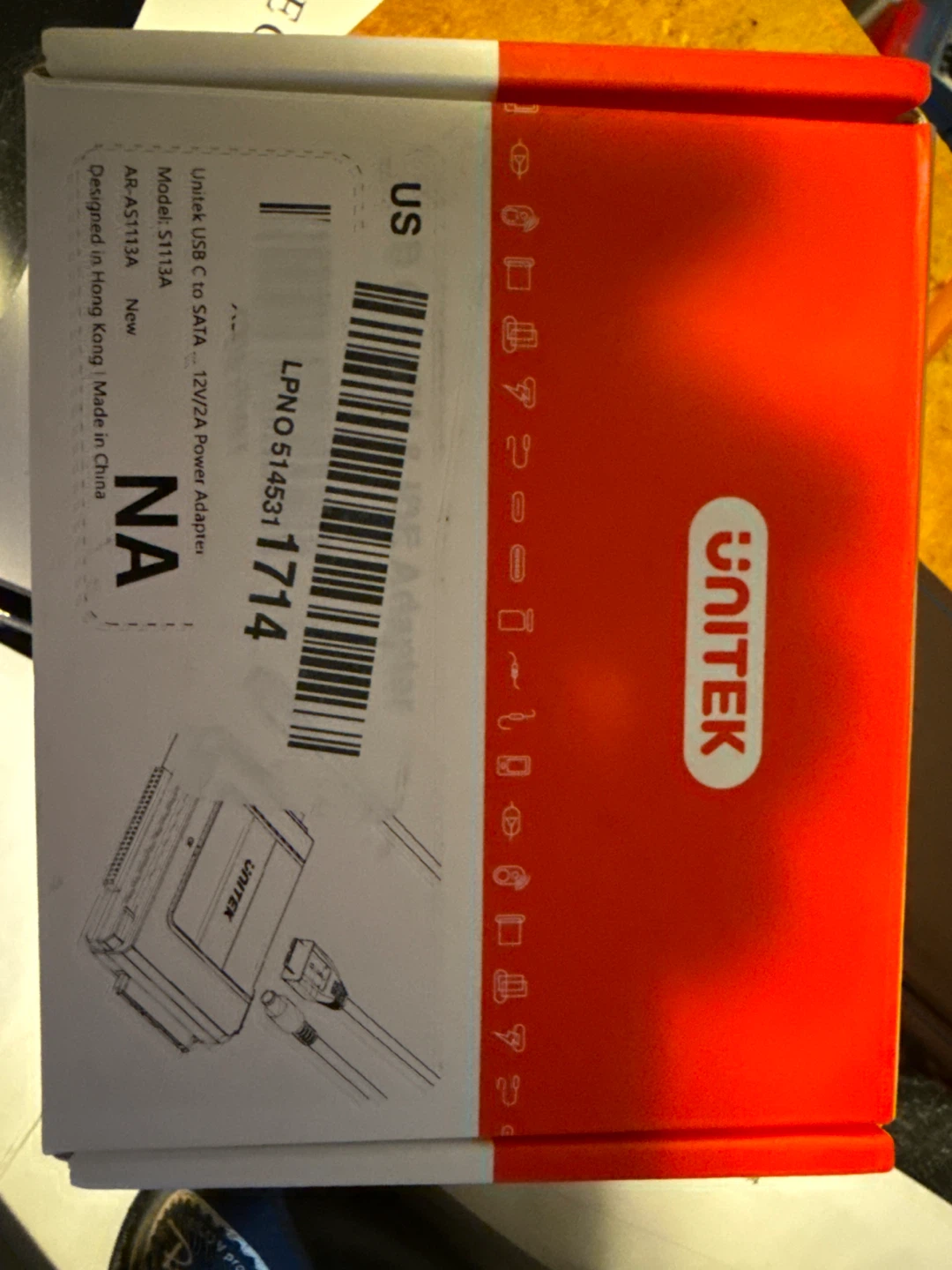 Unitek USB to SATA/IDE Adapter with 12V 2A Power Adapter - photo 2