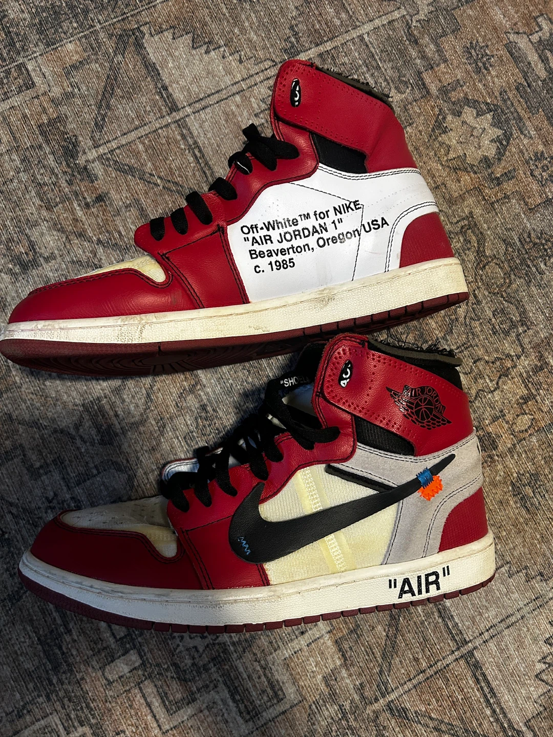 Off-White x Nike Air Jordan 1 Sneakers reps - photo 2