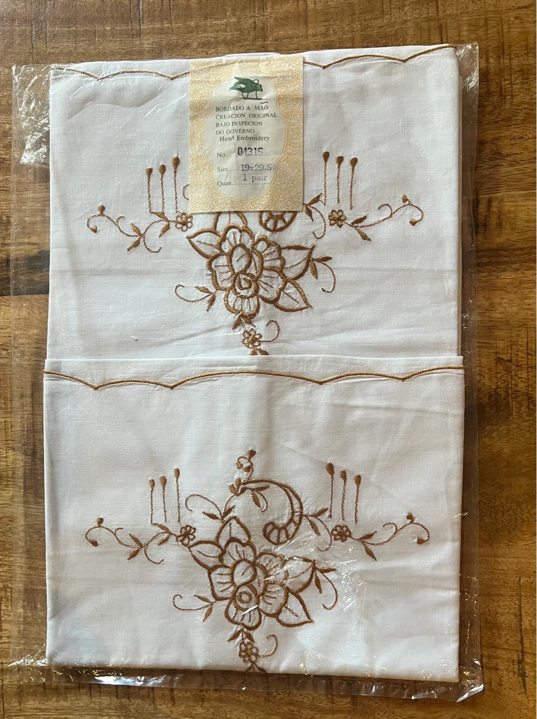 Vintage Embroidered Pillowcases