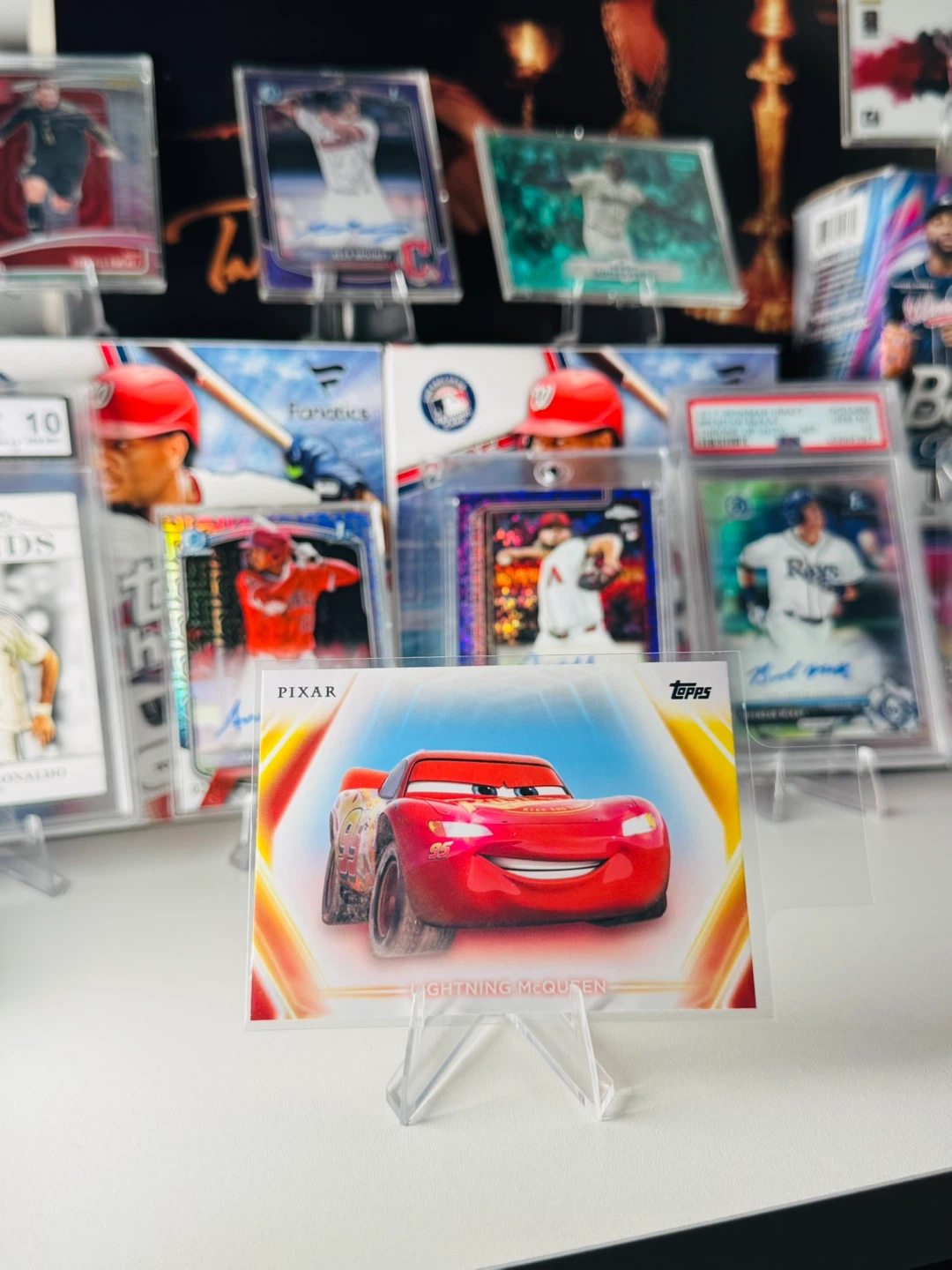 Topps Pixar Lightning McQueen Card
