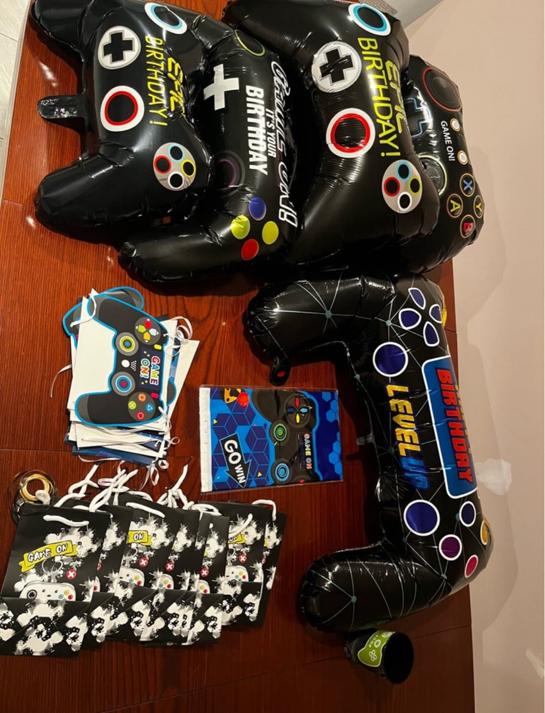 Video Game Controller Birthday Party Decor Set