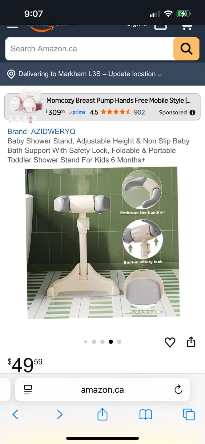 AZIDWERYQ Baby Shower Stand - photo 3