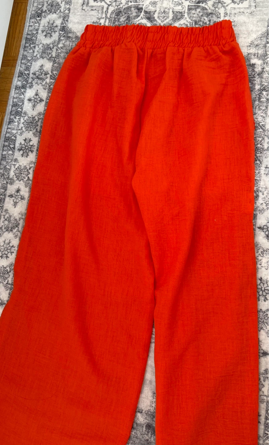 Orange Wide Leg Pants - CROP BASIC - photo 5