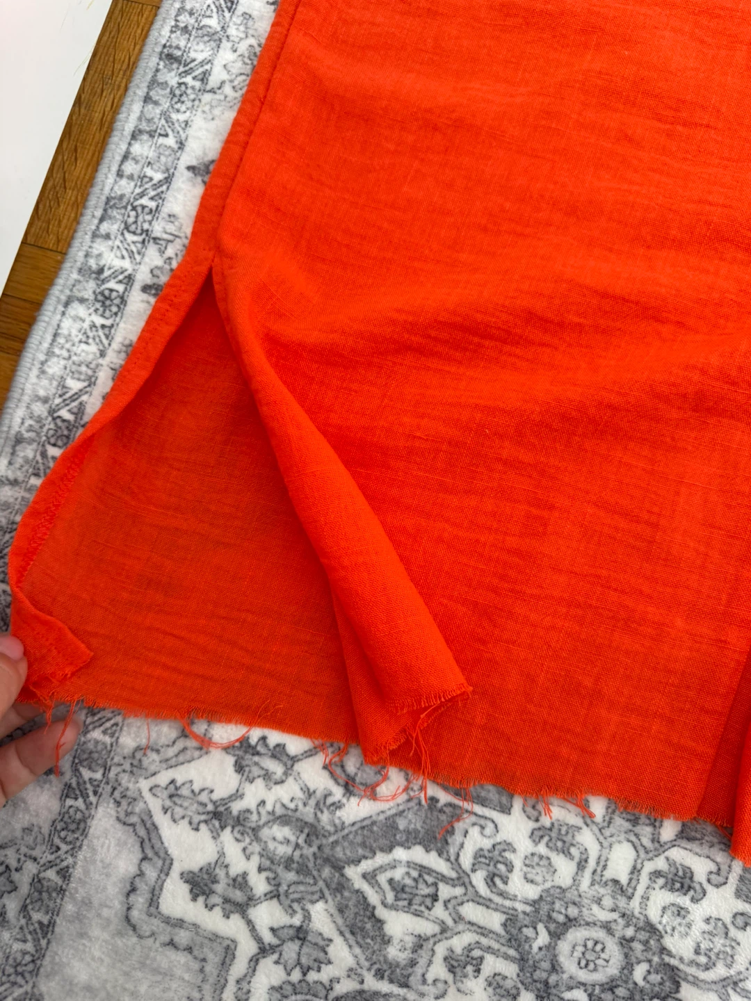 Orange Wide Leg Pants - CROP BASIC - photo 2